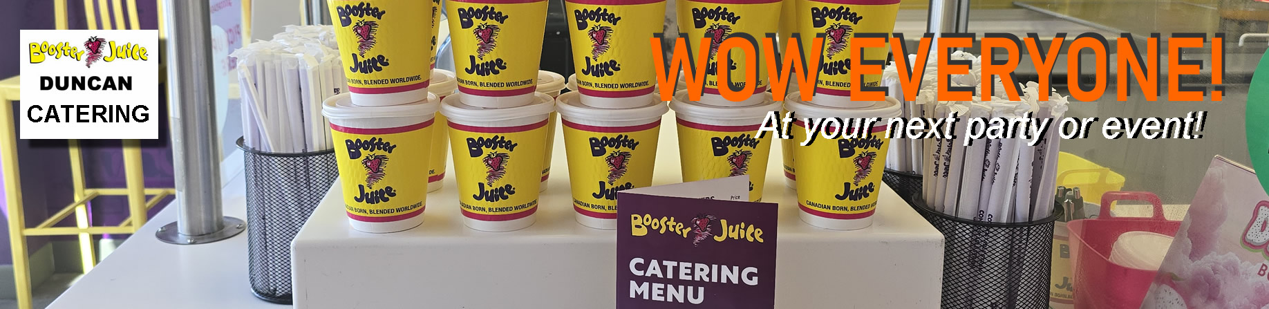 Booster Juice Duncan Catering