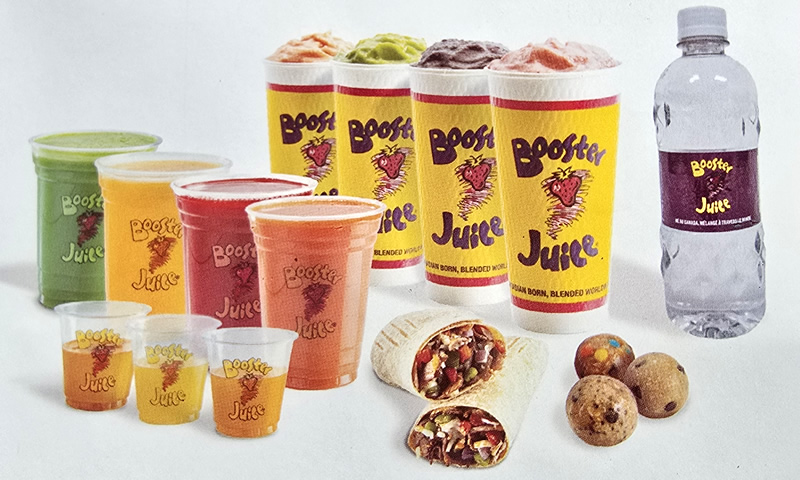 Booster juice Duncan catering examples
